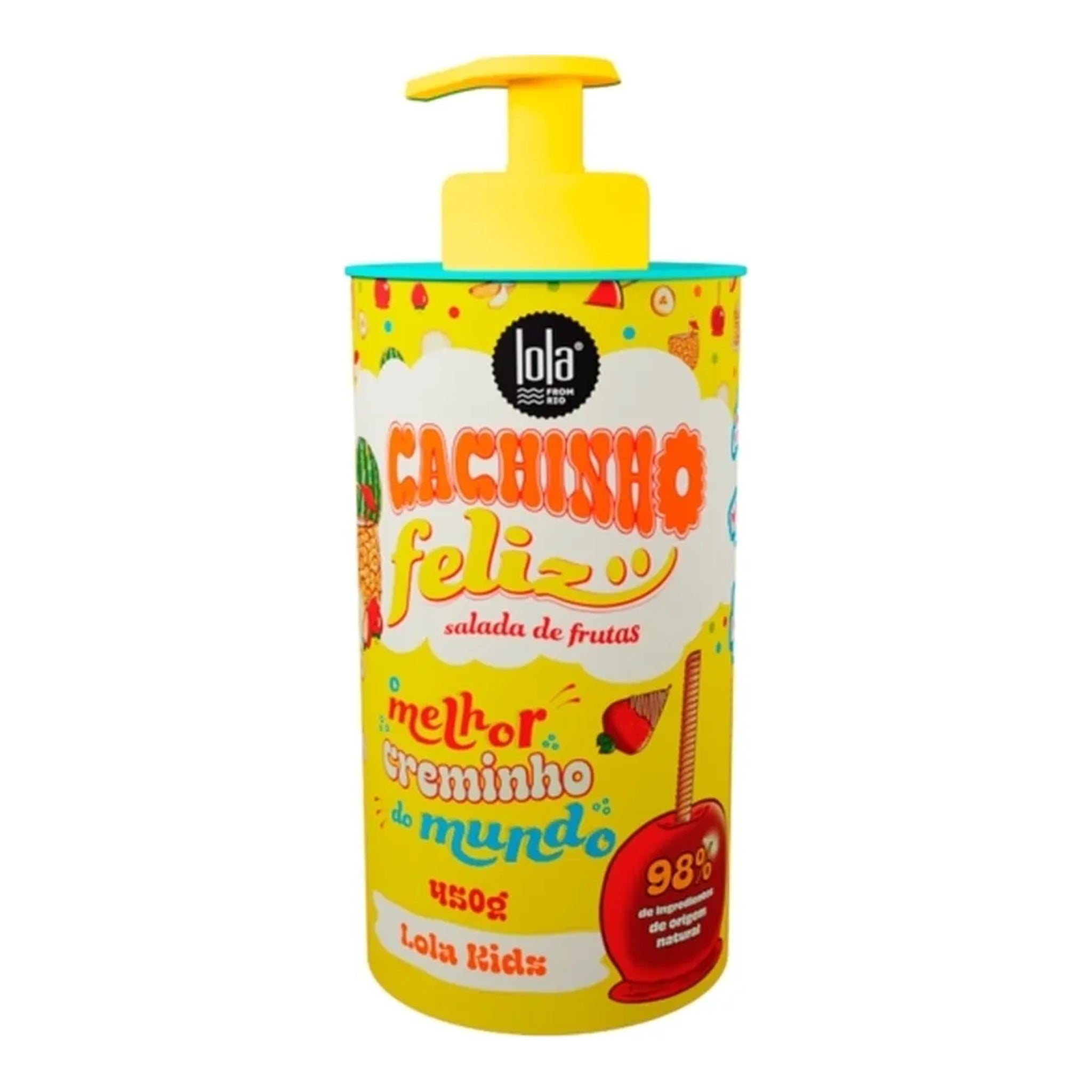 Lola Cachinho Feliz Salada de Frutas Creme para Pentear 450g — foto oficial da marca