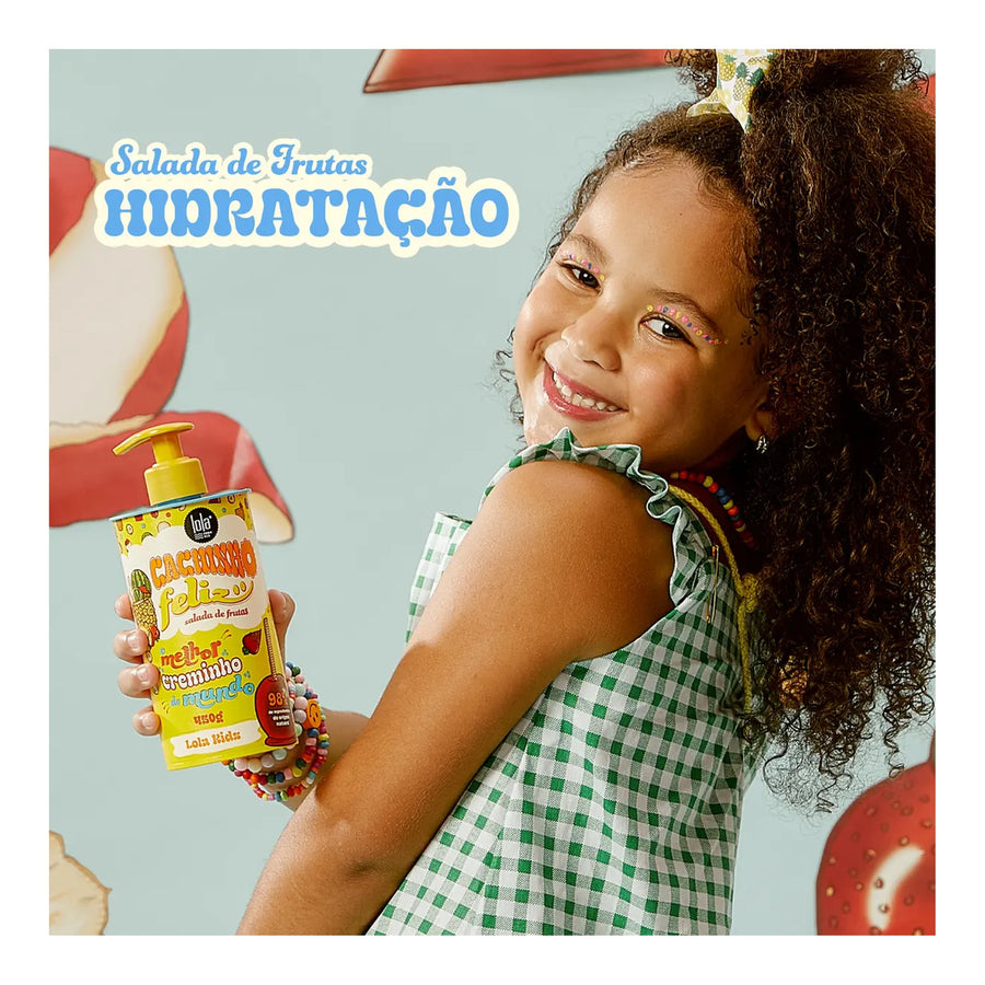 Lola Cachinho Feliz Salada de Frutas Creme para Pentear 450g — foto oficial da marca