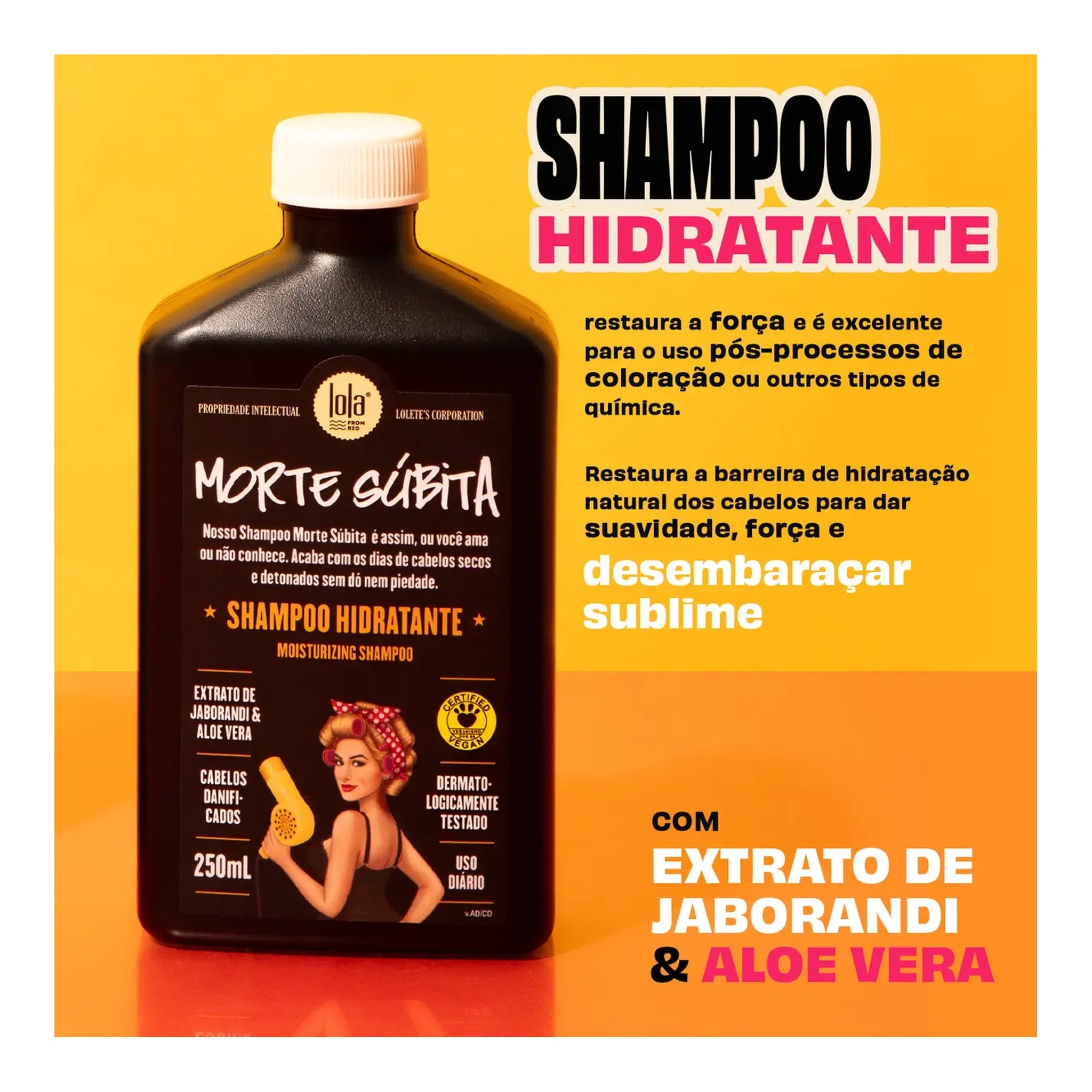Lola Morte Súbita Shampoo Hidratante 250ml — foto oficial da marca