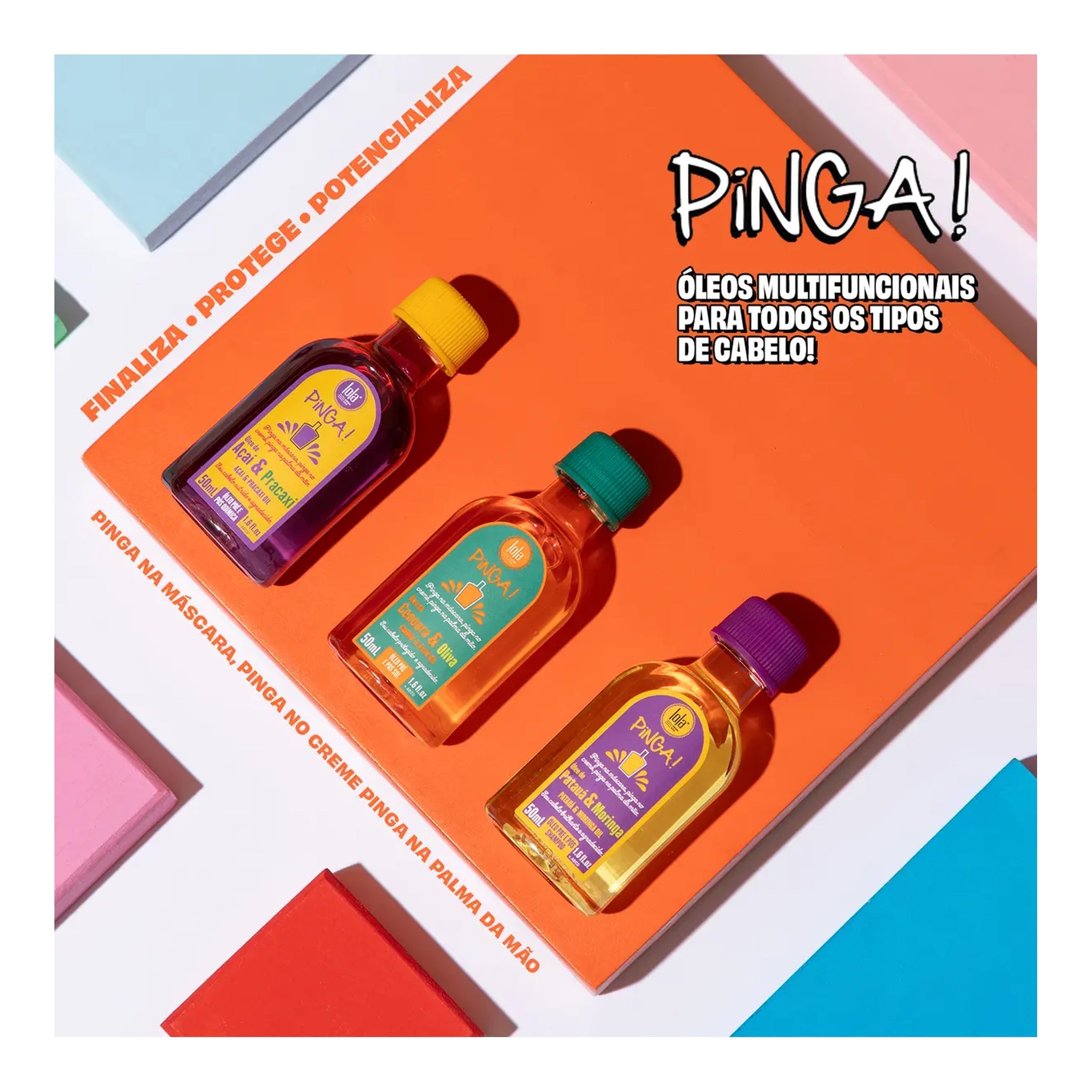 Lola Pinga Óleo Cenoura & Oliva 50ml — foto oficial da marca