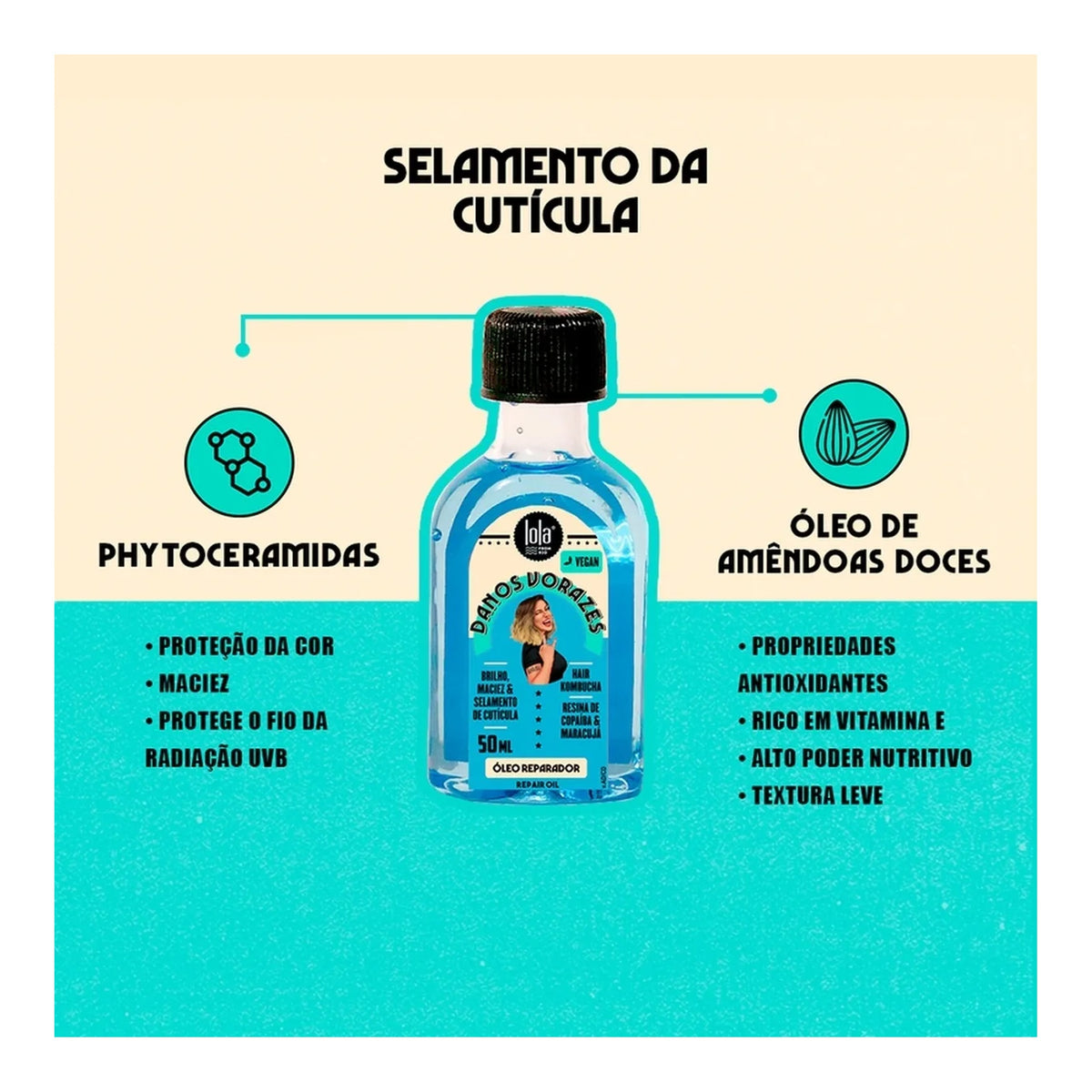 Lola Danos Vorazes Óleo Reparador  50ml — foto oficial da marca