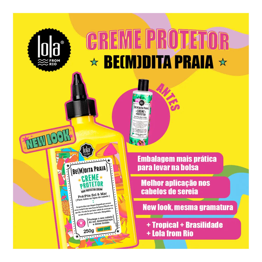 Lola Be(M)Dita Praia Creme Pré E Pós Sol 250g — foto oficial da marca
