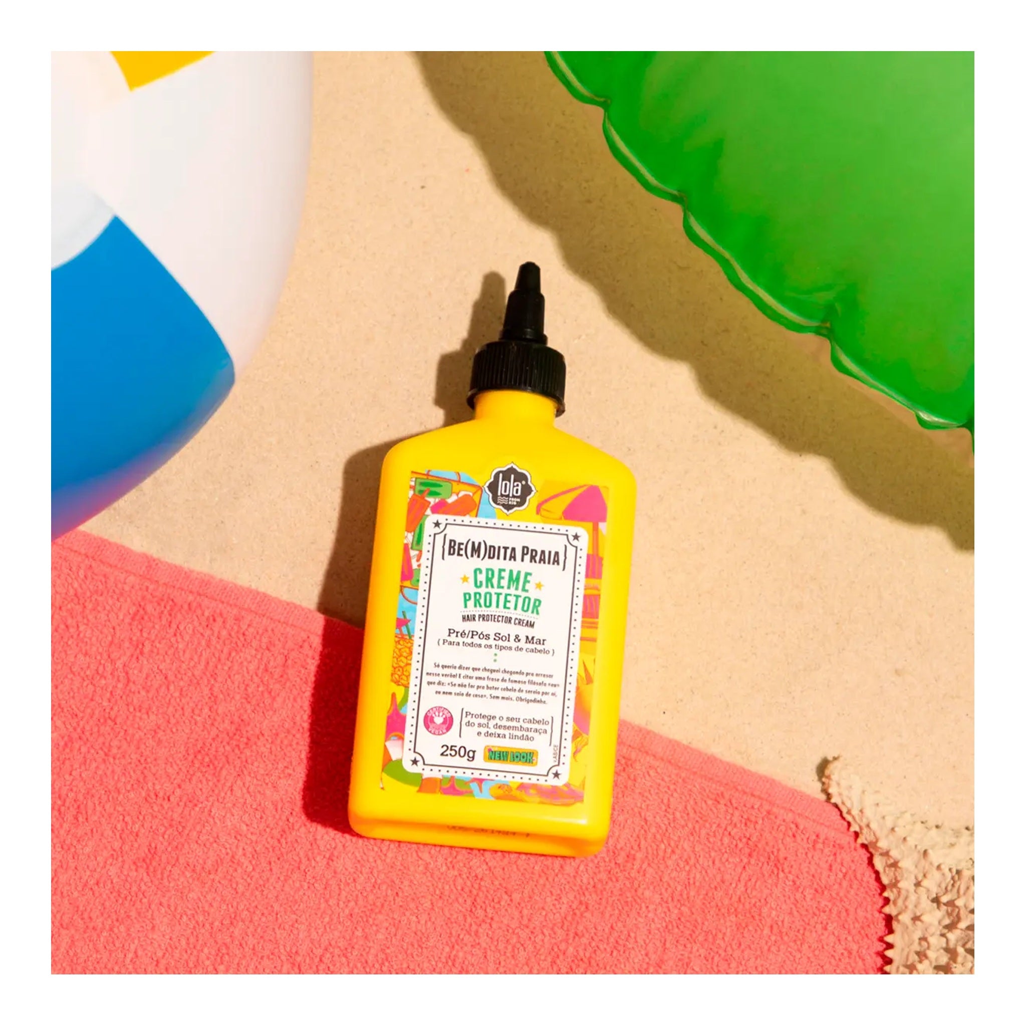 Lola Be(M)Dita Praia Creme Pré E Pós Sol 250g — foto oficial da marca