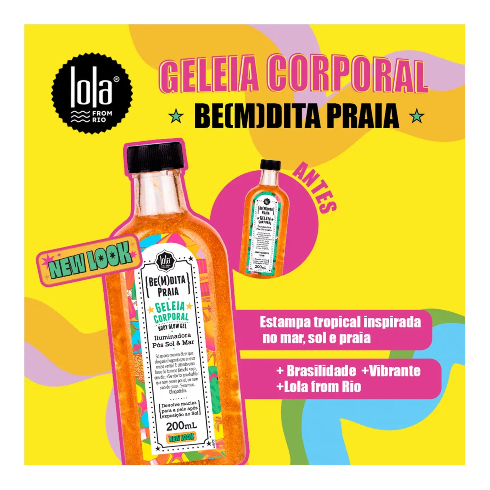 Lola Be(M)Dita Praia Geleia Corpo 200ml — foto oficial da marca