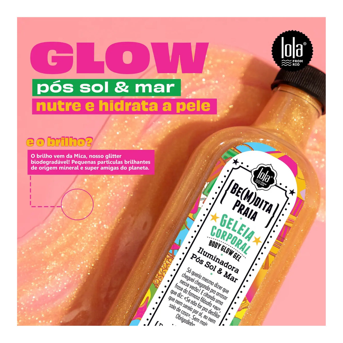 Lola Be(M)Dita Praia Geleia Corpo 200ml — foto oficial da marca