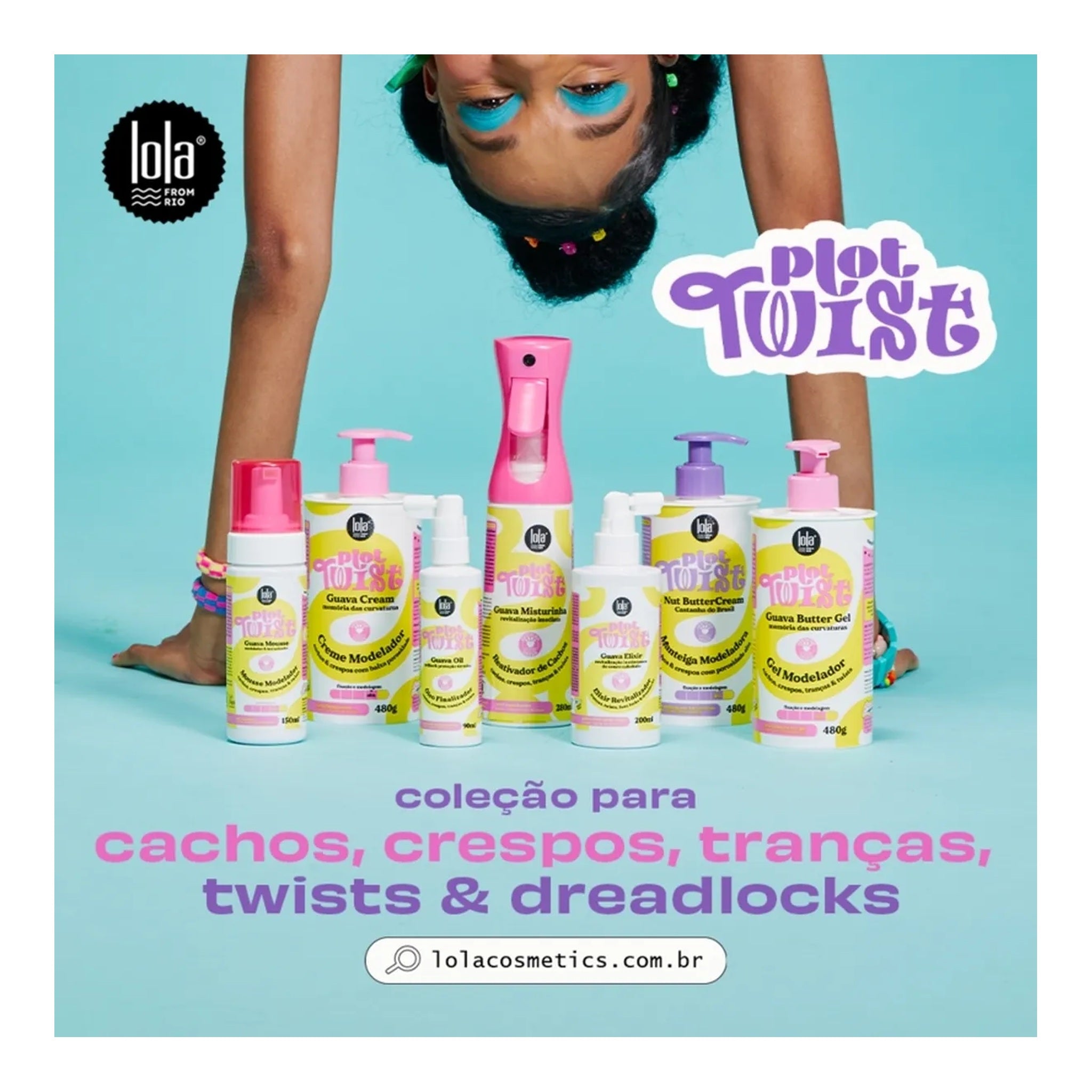 Lola Plot Twist Guava Óleo Finalizador 90ml — foto oficial da marca
