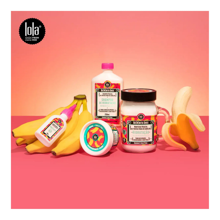 Lola Be(M)Dita Ghee Shampoo Hidratação Banana e Aloe Vera 250ml — foto oficial da marca
