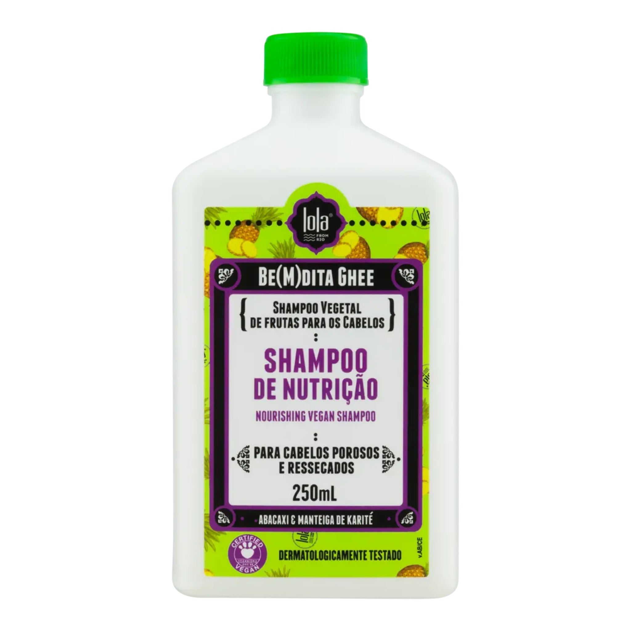 Lola Be(M)Dita Ghee Shampoo Nutrição Abacaxi E Manteiga De karite 250ml — foto oficial da marca