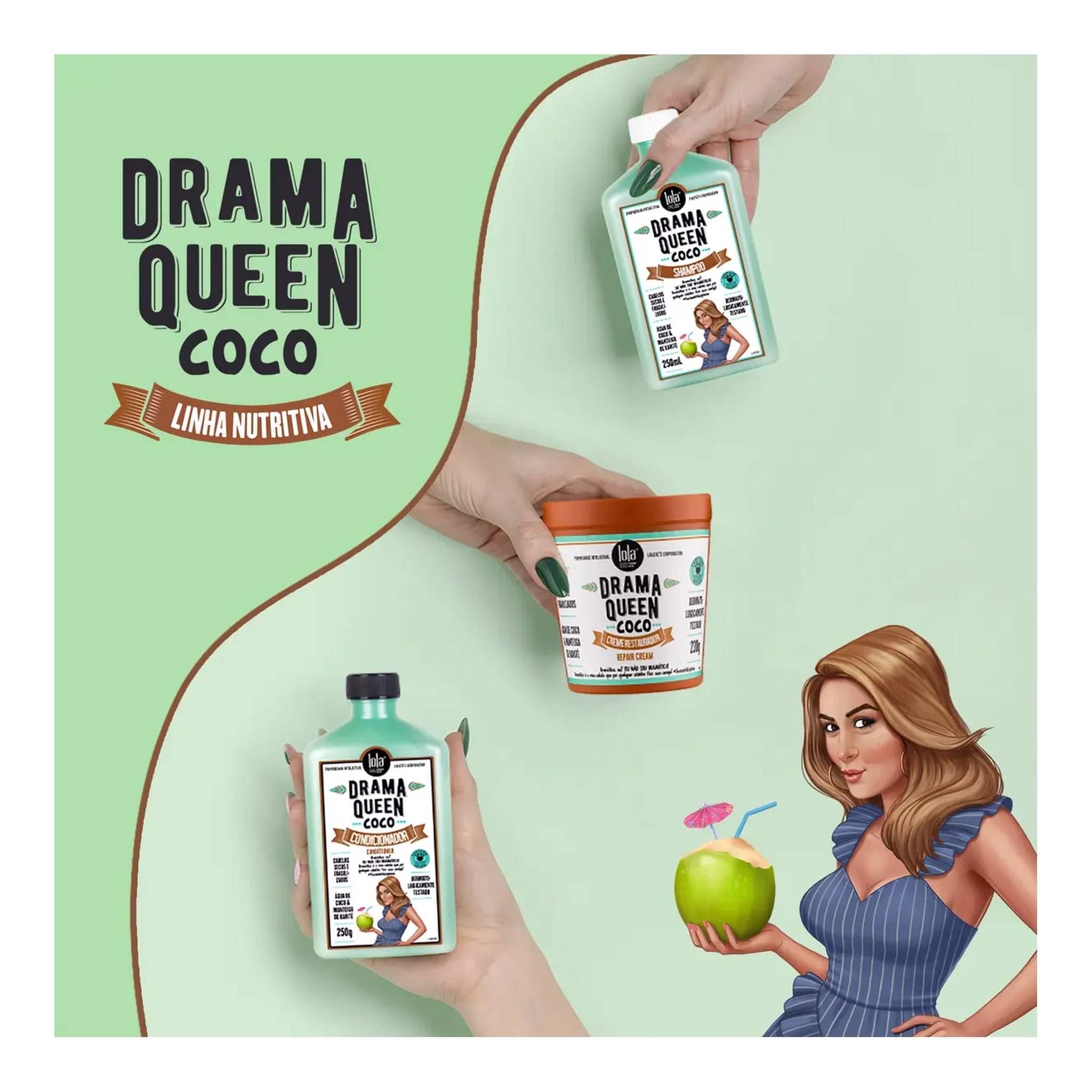 Lola Drama Queen Coco Shampoo 250ml — foto oficial da marca