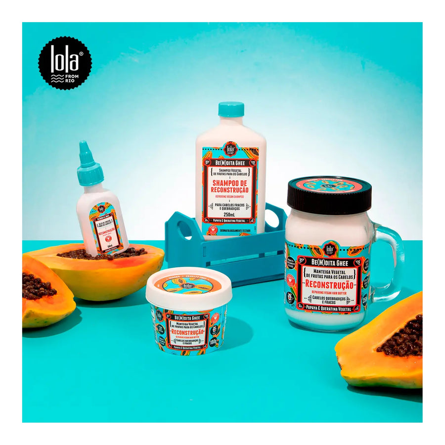 Lola Be(M)Dita Ghee Máscara Reconstrução Papaya e Queratina  350g — foto oficial da marca