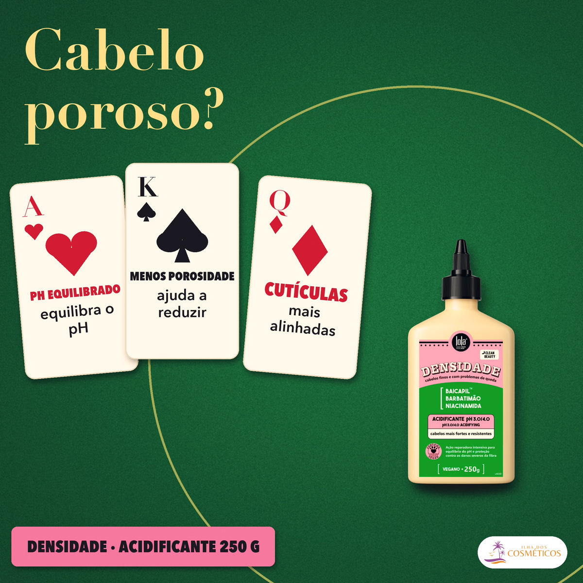 Acidificante pH 3.0 Densidade Lola Baicapil Cabelo Fino: apresentação, com o que a fórmula faz pelo fio