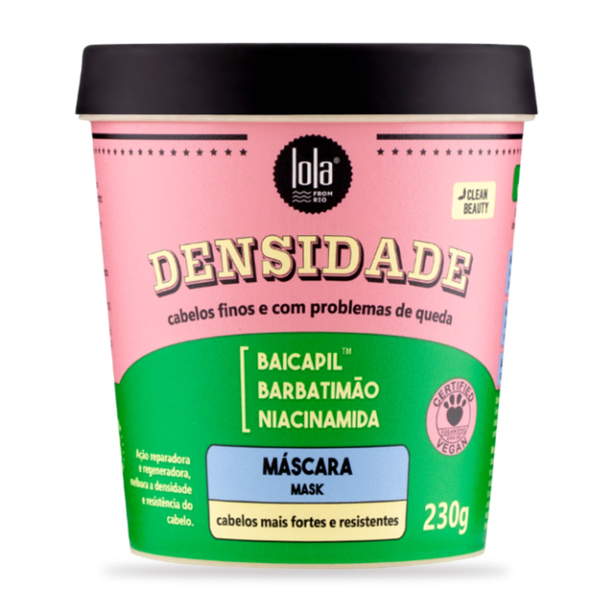 Lola Densidade Máscara Baicapil e Cupuaçu Cabelo Fino 230g