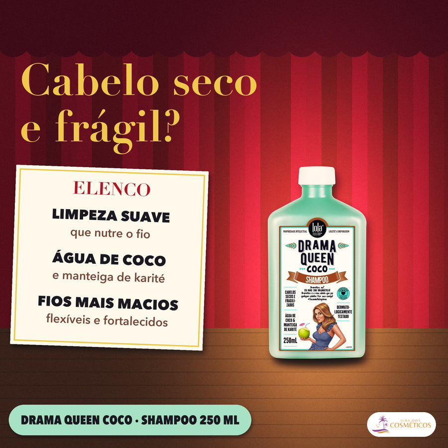 Shampoo Drama Queen Coco Lola Volume e Hidratação: apresentação, com o que a fórmula faz pelo fio