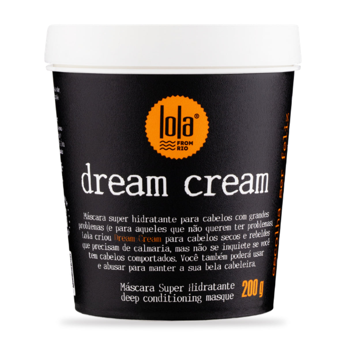 Lola Dream Cream Máscara Super Hidratante Argão e Abacate 200g