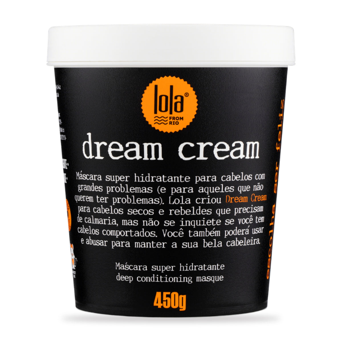 Lola Dream Cream Máscara Super Hidratante Argão e Abacate 450g