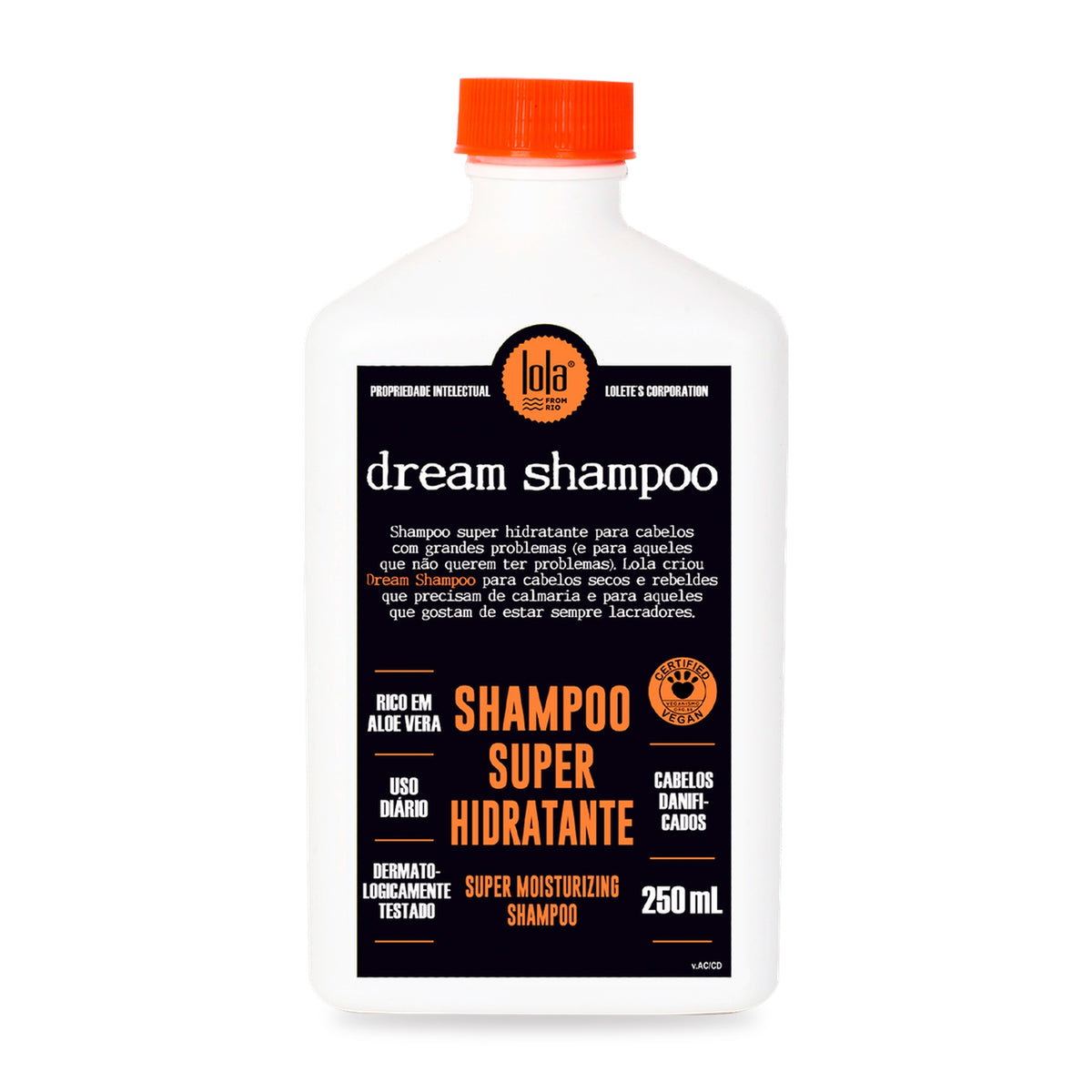 Lola Dream Shampoo Super Hidratante Aloe Vera e Argão 250ml