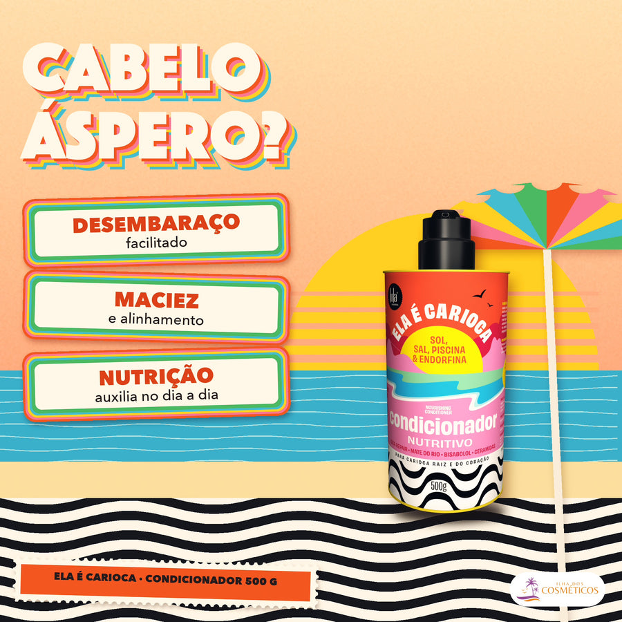 Condicionador Ela é Carioca Lola Nutritivo: apresentação, com o que a fórmula faz pelo fio