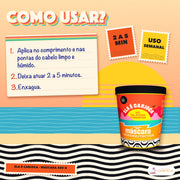 Máscara Ela é Carioca Lola Hidronutritiva Sol e Sal: como usar, passo a passo, com o tempo e a frequência