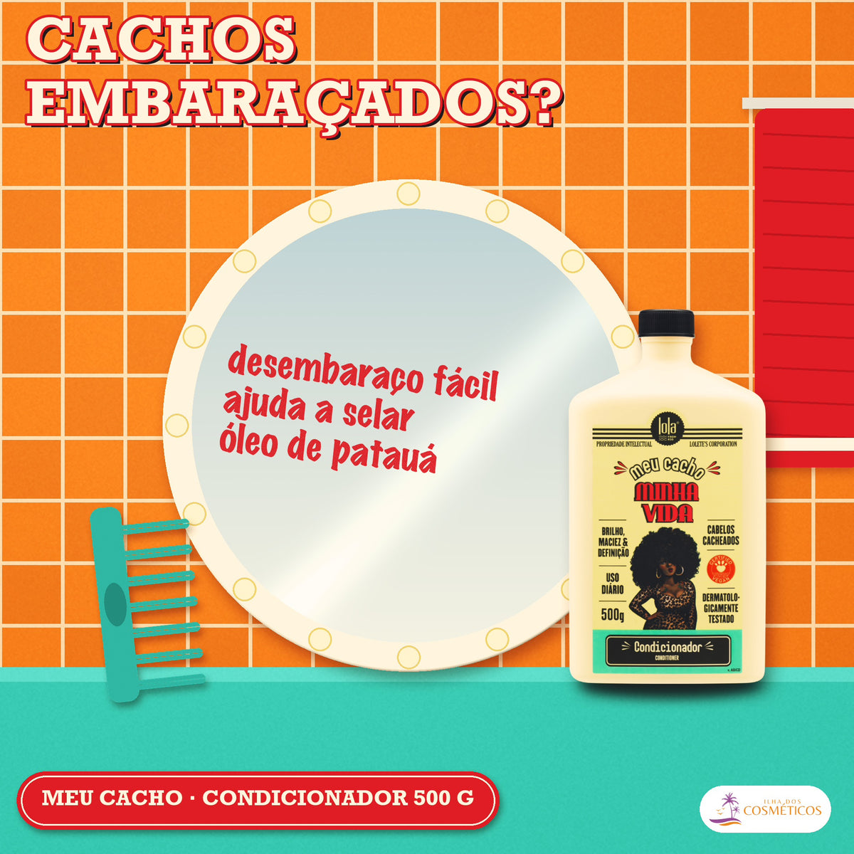 Condicionador Meu Cacho Minha Vida Lola: apresentação, com o que a fórmula faz pelo fio