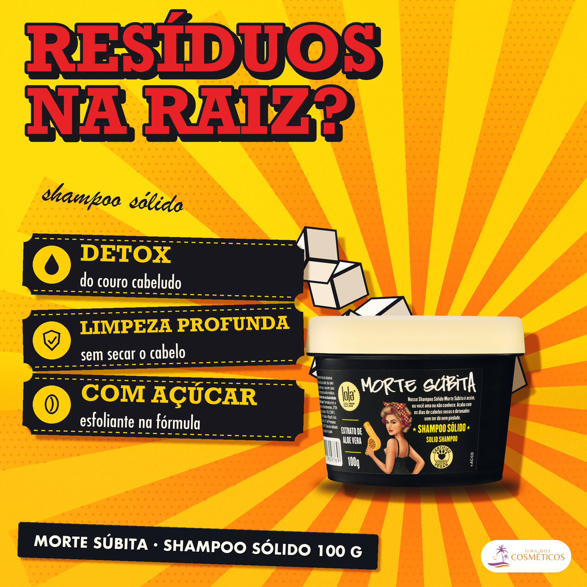 Shampoo Morte Súbita Lola Sólido: apresentação, com o que a fórmula faz pelo fio