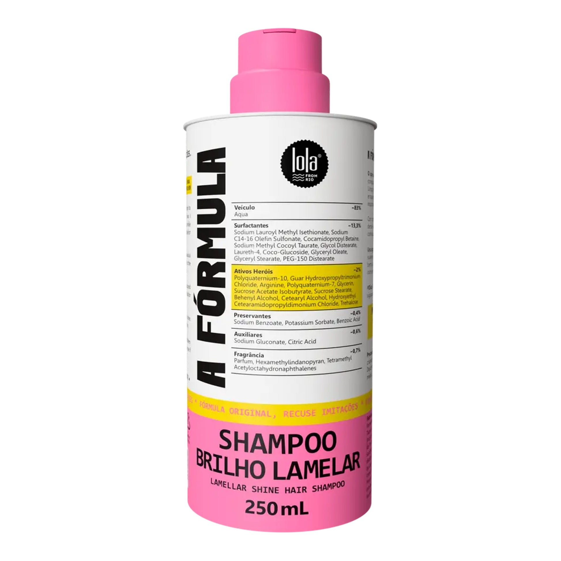 Lola A Fórmula Shampoo Brilho Lamelar 250ml — foto oficial da marca