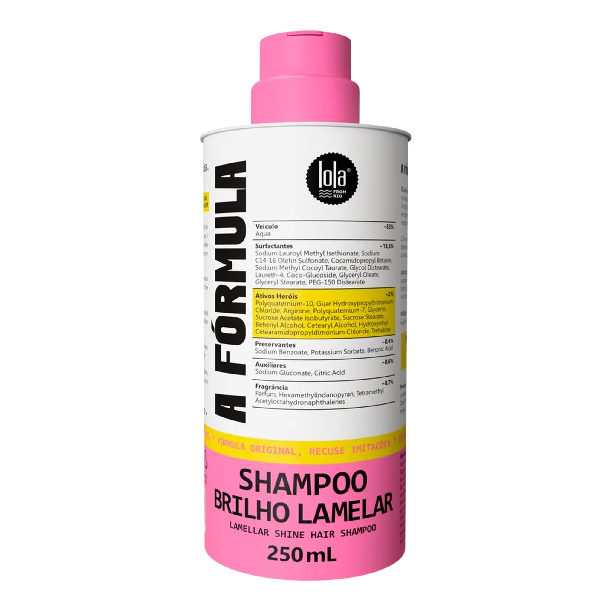 Lola A Fórmula Shampoo Brilho Lamelar 250ml — foto oficial da marca