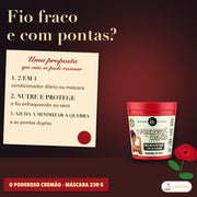 Máscara O Poderoso Cremão Lola Nutrição 2 em 1: apresentação, cabelos fracos e sensíveis, com óleo de melaleuca