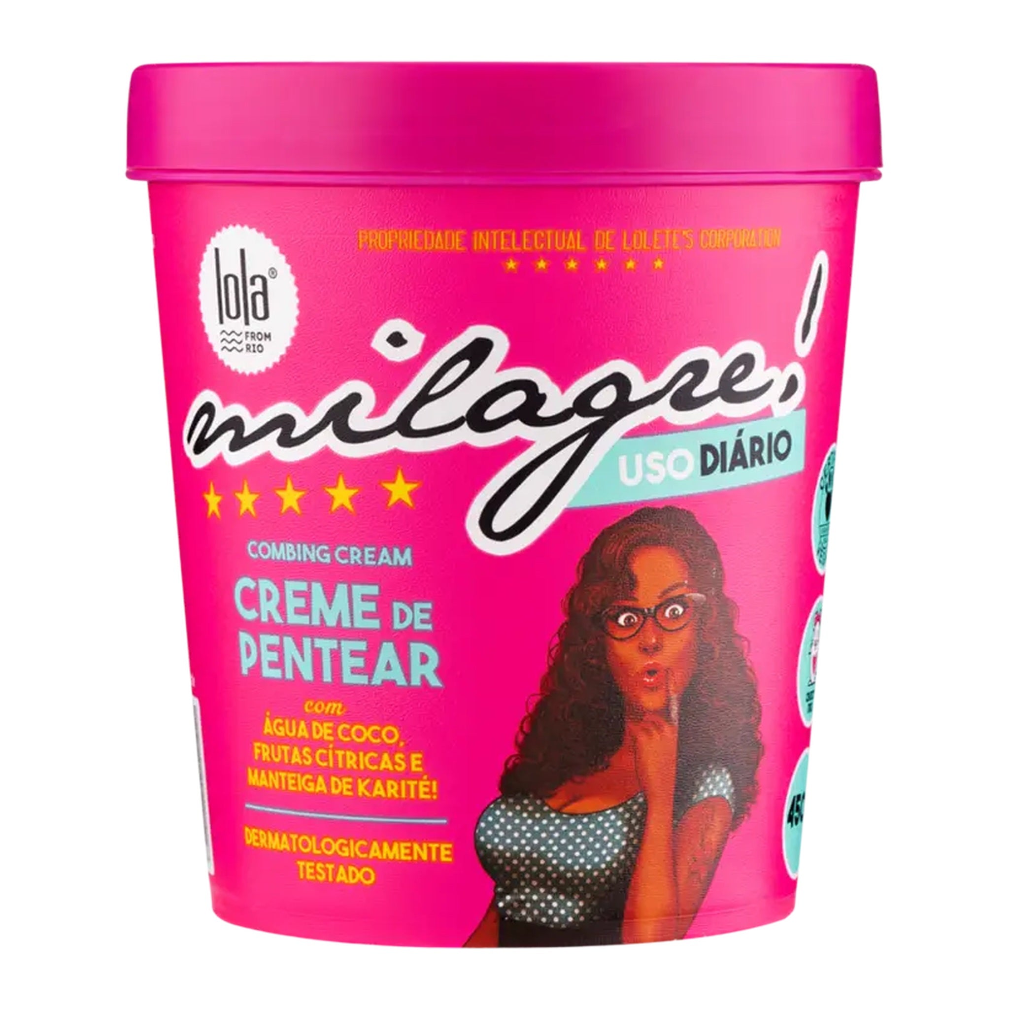 Lola Milagre Creme de Pentear 450g — foto oficial da marca