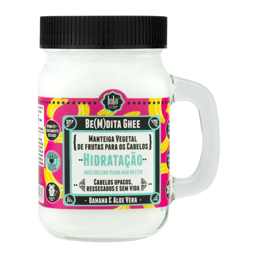 Lola Be(M)Dita Ghee Máscara Hidratação Banana E Aloe Vera 350g — foto oficial da marca