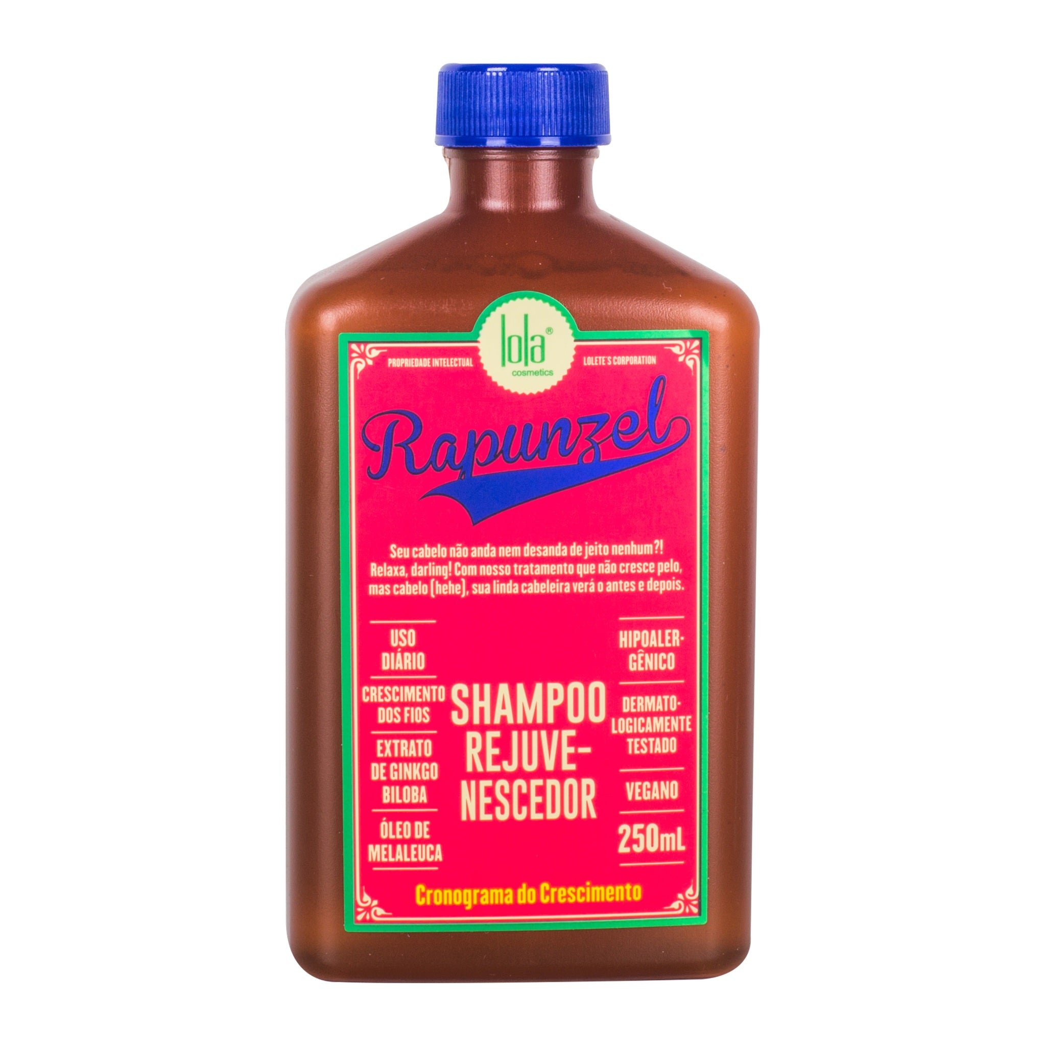 Lola Rapunzel Shampoo Rejuvenescedor Anti-Queda 250ml — foto oficial da marca