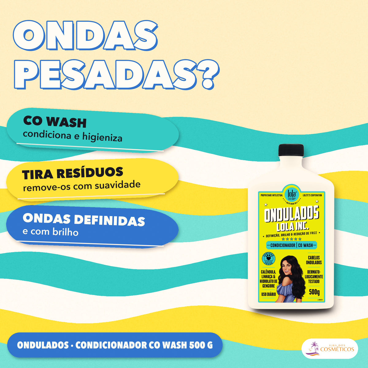 Co-Wash Ondulados Inc. Lola Condicionador: apresentação, com o que a fórmula faz pelo fio