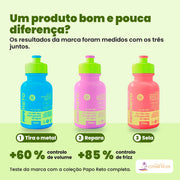Porque é que os produtos do Lola Pack Papo Reto Shampoo + Máscara + Condicionador Detox e Reparação funcionam juntos