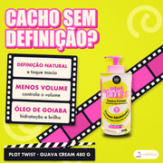 Creme Plot Twist Lola Guava Modeladora: apresentação, com o que a fórmula faz pelo fio