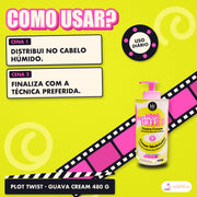 Creme Plot Twist Lola Guava Modeladora: como usar, passo a passo, com a frequência