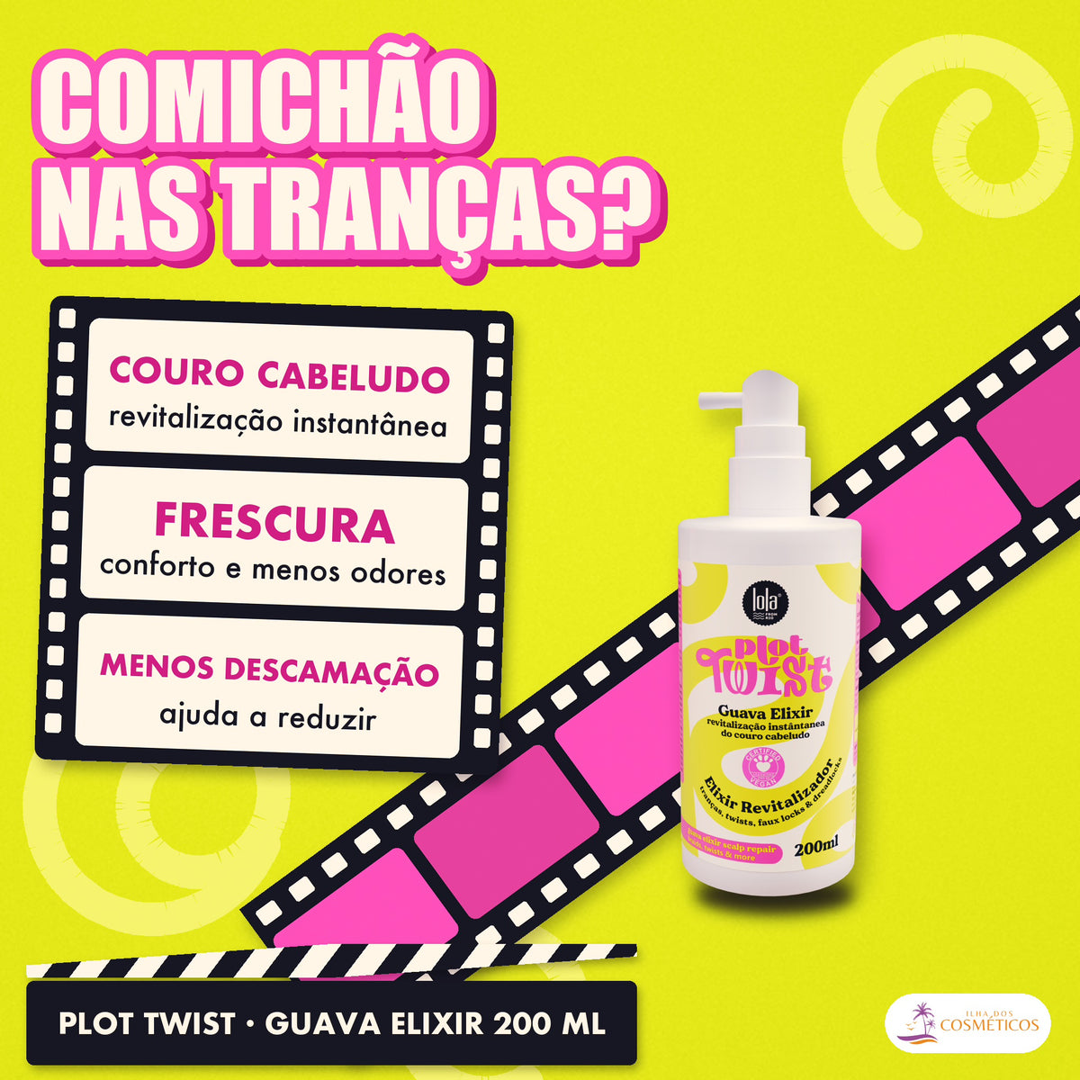Elixir Revitalizador Plot Twist Lola Guava: apresentação, com o que a fórmula faz pelo fio
