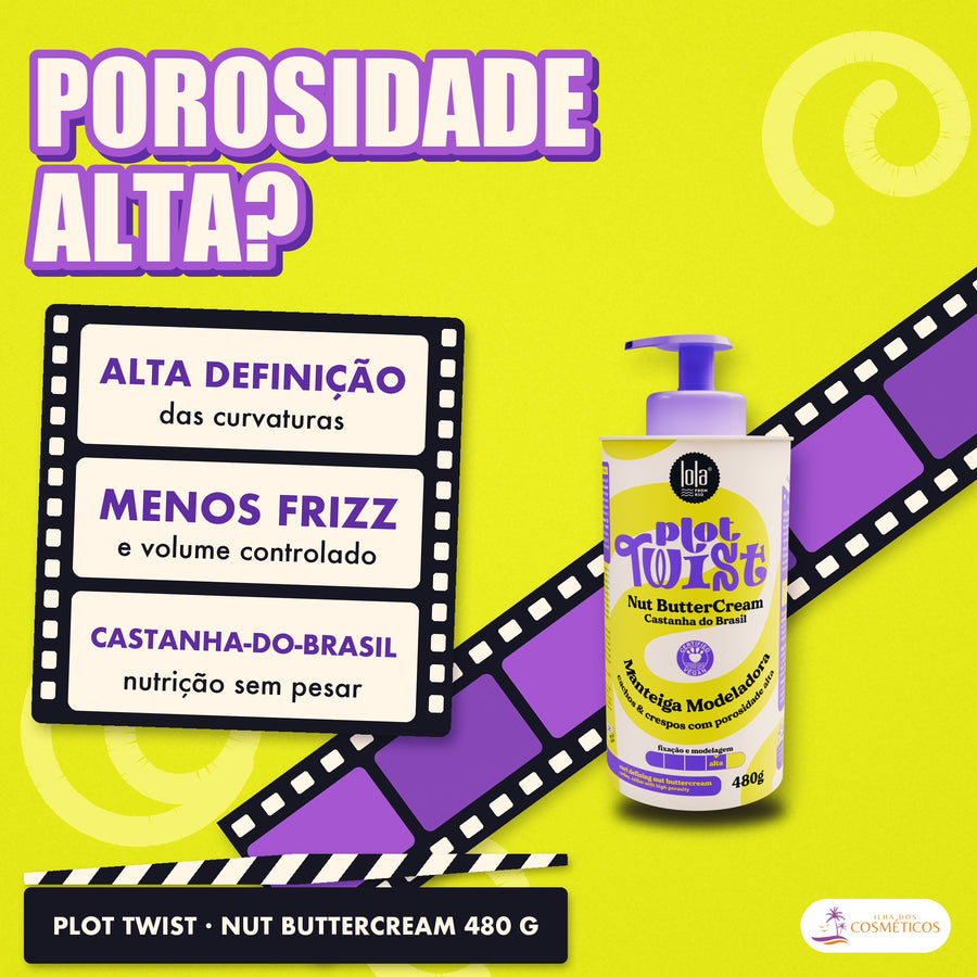 Manteiga Modeladora Plot Twist Lola Nut ButterCream: apresentação, com o que a fórmula faz pelo fio