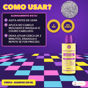 Shampoo Purple Lola Iluminador Anti-Quebra Loiro: como usar, passo a passo, com a pausa e o uso diário