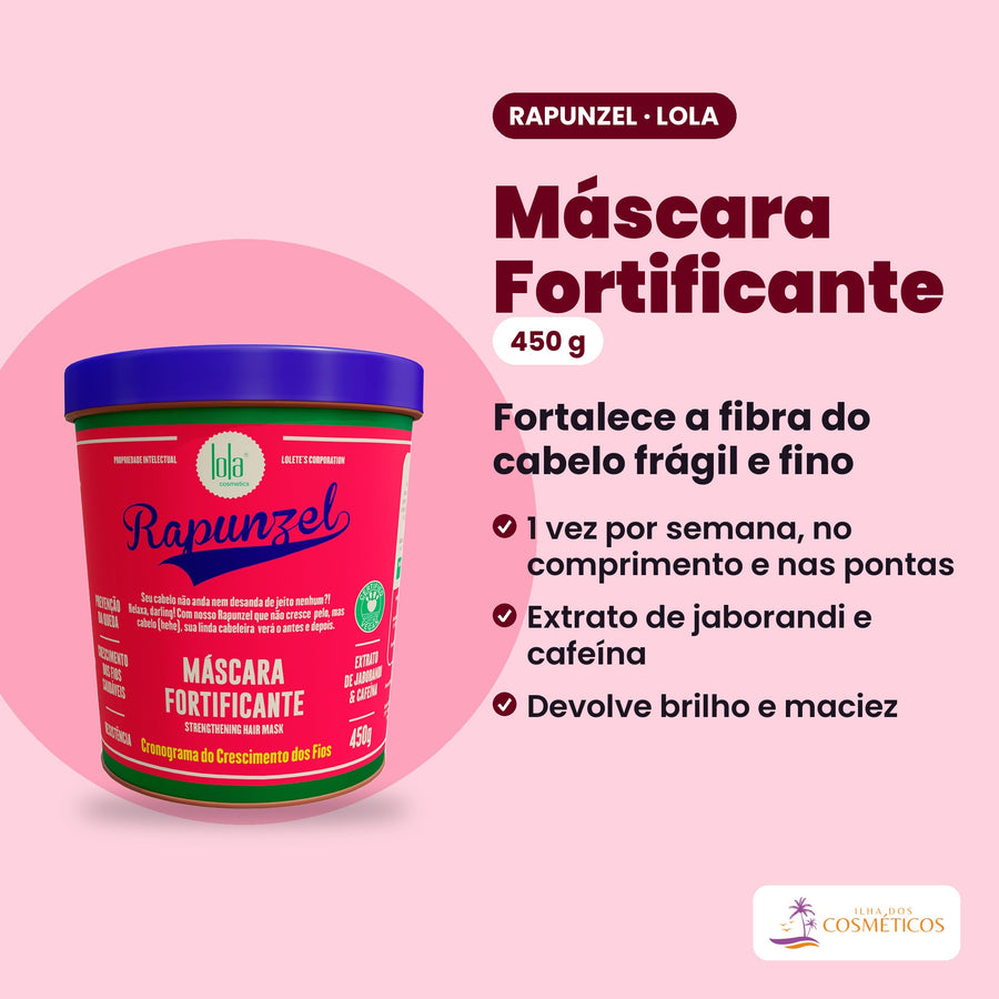 Máscara Fortificante Rapunzel Lola 450 g