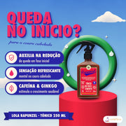 Tónico Rapunzel Lola do Crescimento Anti-Queda: apresentação, com o que a fórmula faz pelo fio