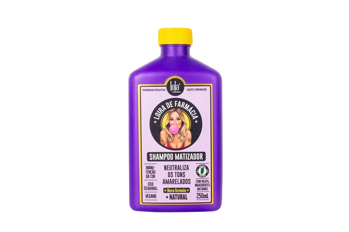 Lola Loira De Farmácia Shampoo Matizador 250ml - Ilha dos cosméticos