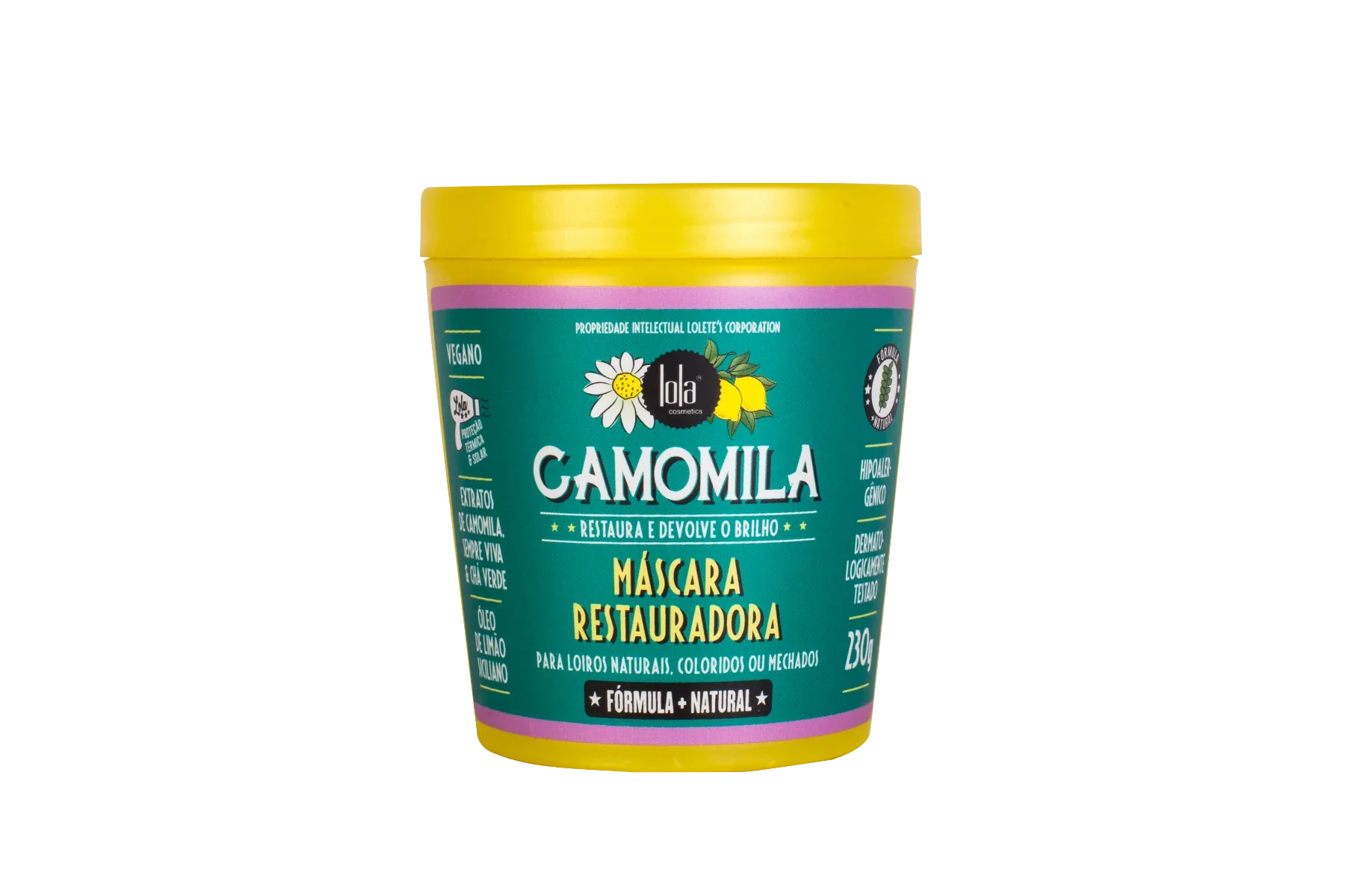 Lola Camomila Máscara 230g - Ilha dos cosméticos