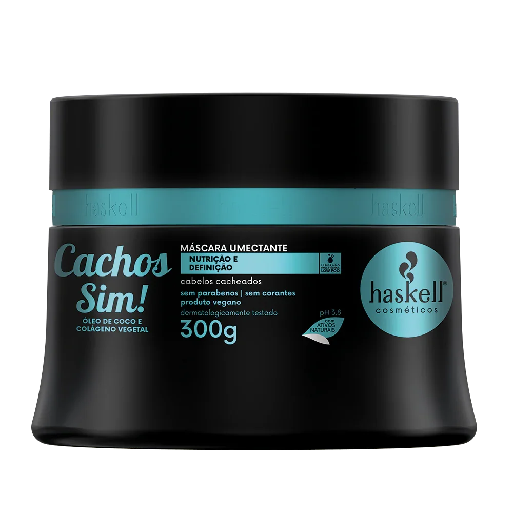 Haskell Cachos Sim Máscara 300g - Ilha dos cosméticos