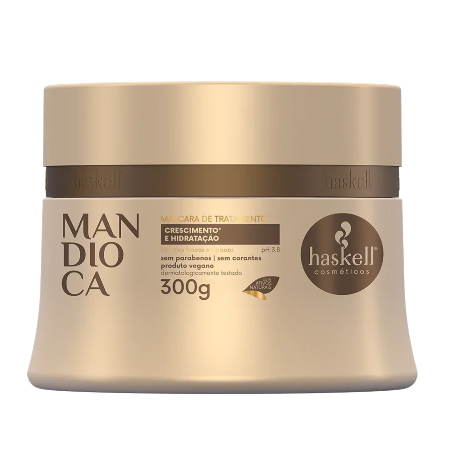 Haskell Mandioca Máscara Hidratação 300g e 900g 300g