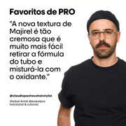 Testemunho de cabeleireiro sobre a textura do Majirel