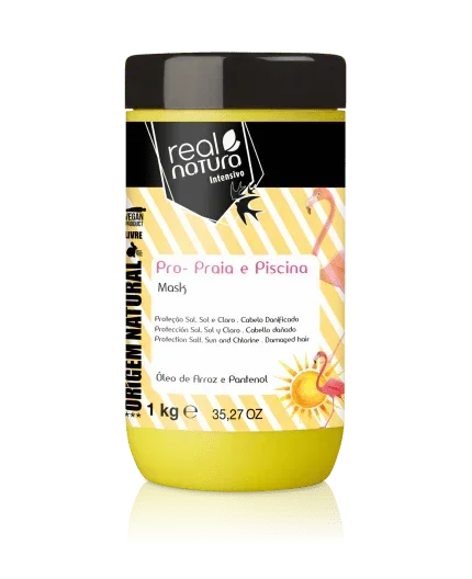 Real Natura Pro-Mar E Piscina Máscara Sem Sal 1kg - Ilha dos cosméticos
