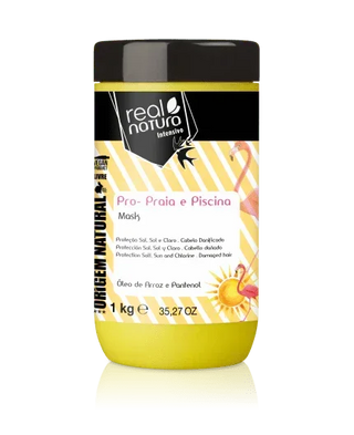 Real Natura Pro-Mar E Piscina Máscara Sem Sal 1kg - Ilha dos cosméticos