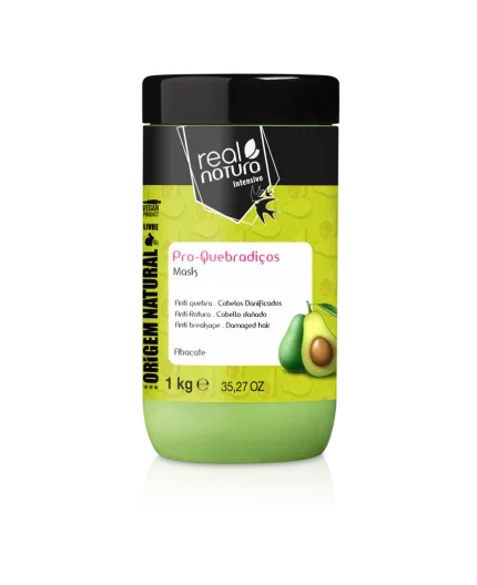 Real Natura Pro-Quebradiços Abacate Máscara 1kg - Ilha dos cosméticos