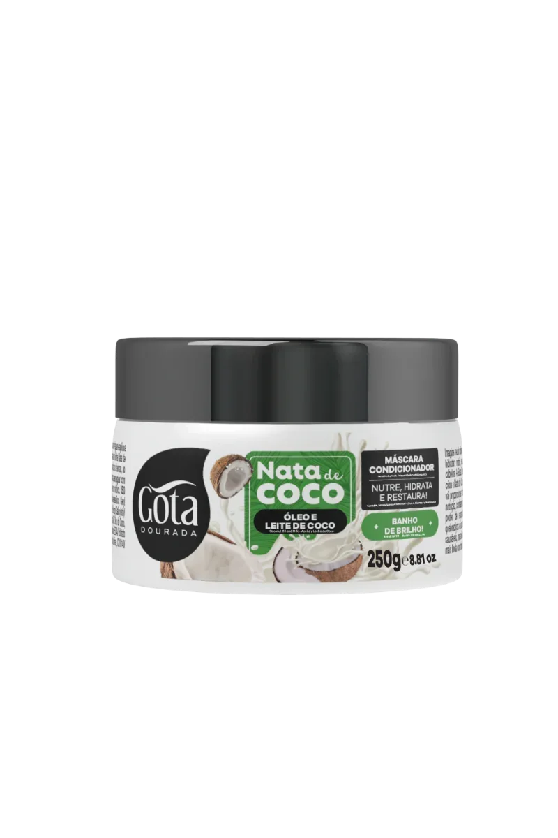 Gota Dourada Máscara Nata De Coco 250g - Ilha dos cosméticos