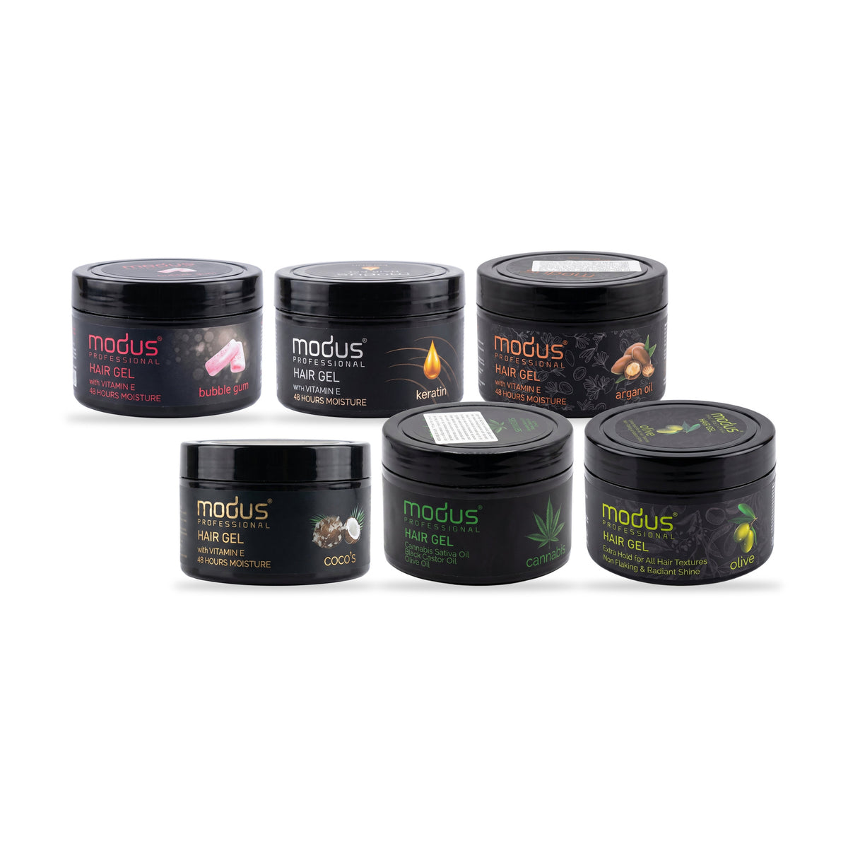 Modus Gel de Cabelo 450ml, as 6 versões