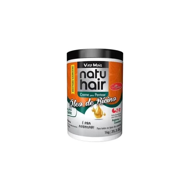 NatuHair Óleo De Rícino Creme de Pentear 1kg - Ilha dos cosméticos